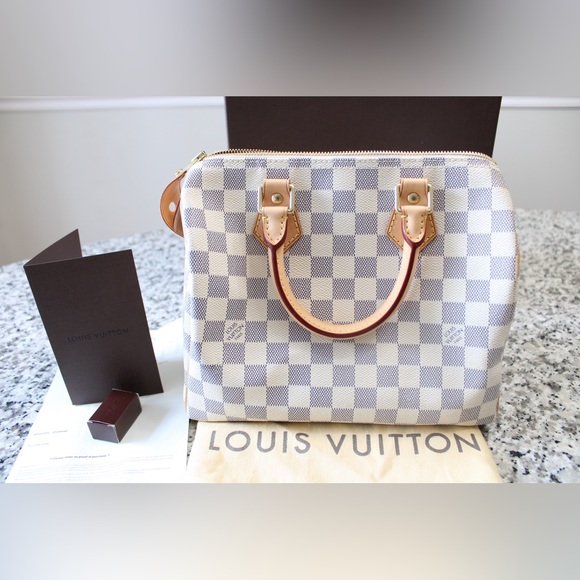 💕EUC SPEEDY 25💕 DAMIER AZUR SPEEDY 25 (original style) - Picture 13 of 13